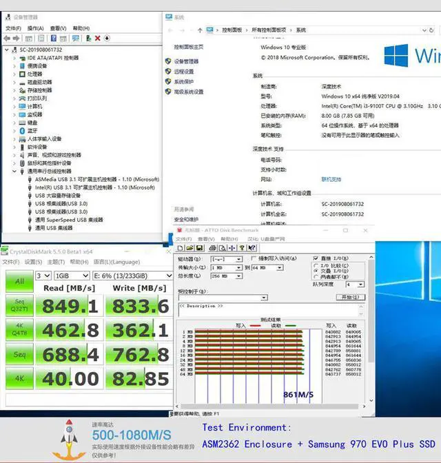 Alt view image 7 of 7 - Weastlinks SuperSpeed USB 3.1 Type C + USB 3.0 PCI-Express Expansion Card Riser 15pin SATA Power Connector PCIE X1 Adapter ASM3142 Chipsets