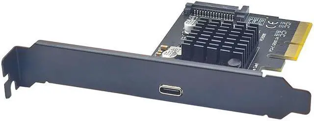 Main image of Weastlinks USB 3.2 GEN2*2 20Gbps PCIE Card PCI Express 3.0 X4 to TYPE C Expansion Adapter PCI-E USB C Riser SATA Power 1 Port TYPE-C for PC