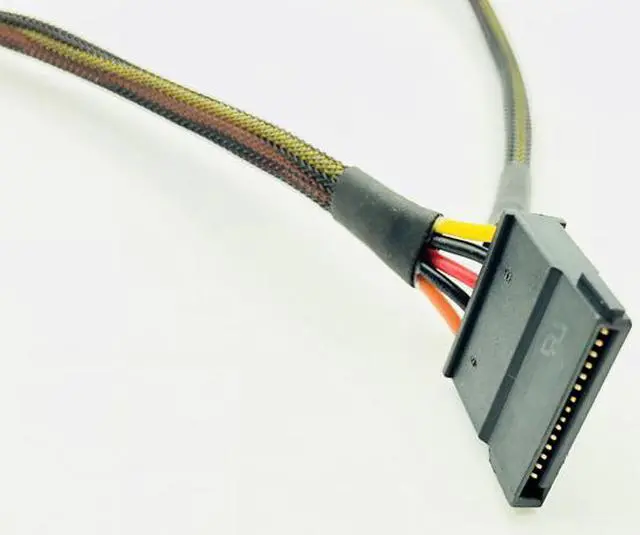 Alt view image 5 of 6 - Weastlinks 6Pin to Splitter 15Pin SATA Power Cable for DELL Vostro 3650 3653 3655 Desktop Computer HDD SSD Power Supply Expansion Cable NEW