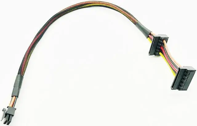 Alt view image 3 of 7 - Weastlinks HDD SSD SATA Power Cable for Dell Vostro 3668 3667 3650 SATA Hard Drive SSD Power Supply 6Pin to Dual SATA Connector Adapter NEW