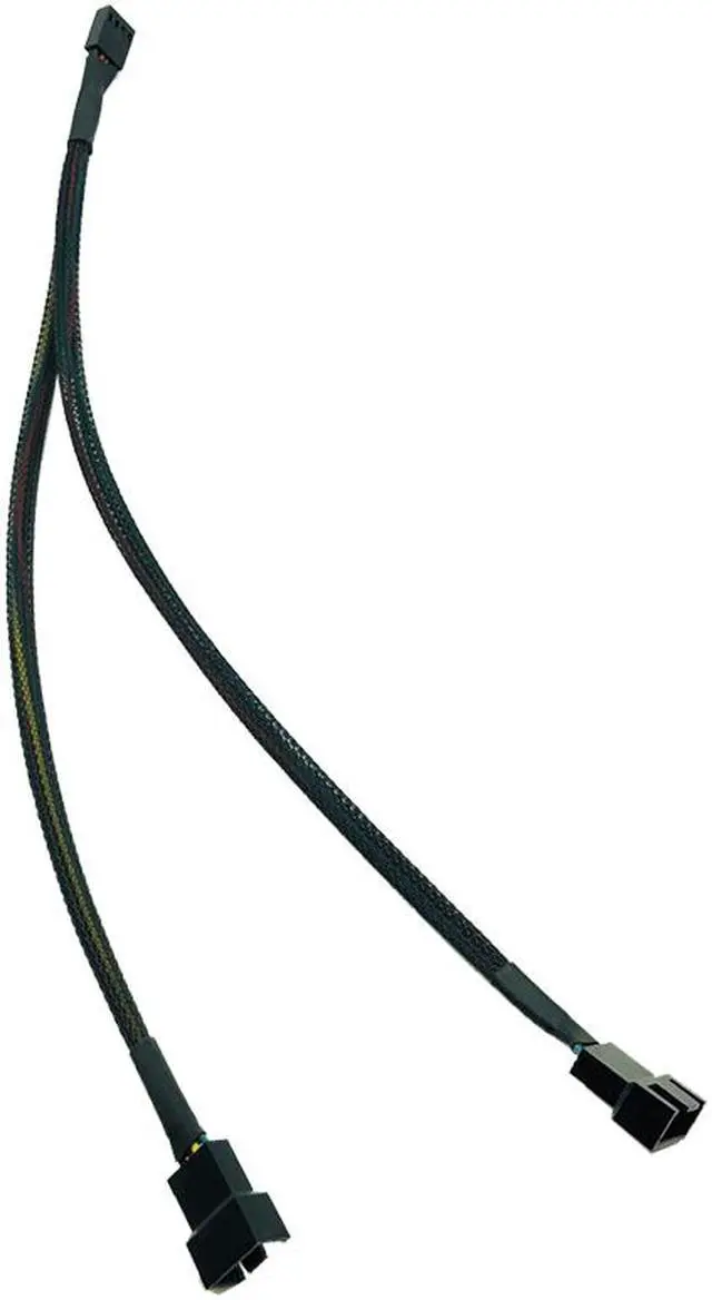 Alt view image 6 of 7 - Weastlinks Mainboard CPU 4 PIN Fan Extention Cables PWM 4P Adapter Cable Computer Case Mainboard 4 PIN Power Cables Connectors Fan Splitter