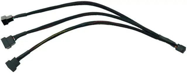 Alt view image 7 of 7 - Weastlinks Mainboard CPU 4 PIN Fan Extention Cables PWM 4P Adapter Cable Computer Case Mainboard 4 PIN Power Cables Connectors Fan Splitter