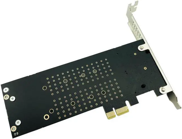 Alt view image 4 of 6 - Weastlinks PCIe To M2 NVME Adapter Card PCIe X1 2Port NVME M Key SSD Converter M.2 PCI Express X1 Adapter Expansion Card Riser
