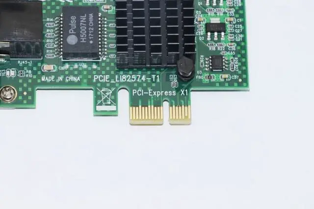 Alt view image 4 of 7 - Weastlins 82574L Chipset EXPI9301CT 9301CT Gigabit Ethernet Desktop PCIE X1 Network Adapter 10/100/1000Mbps NIC for Computer