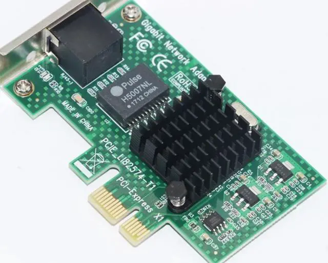 Alt view image 5 of 7 - Weastlins 82574L Chipset EXPI9301CT 9301CT Gigabit Ethernet Desktop PCIE X1 Network Adapter 10/100/1000Mbps NIC for Computer