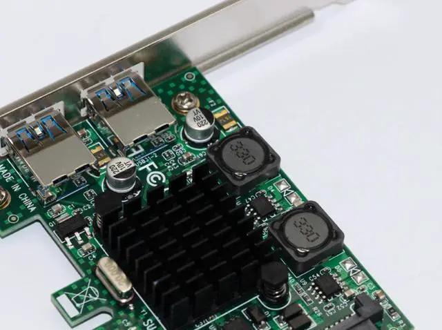 Alt view image 4 of 7 - Weastlinks USB 3.1 PCI Express Card 2-Ports Superspeed USB 3.1 10Gbps Raiser Adapter PCIE PCI-E 3.0 X4 ASMedia ASM3142 Chipset for Desktop