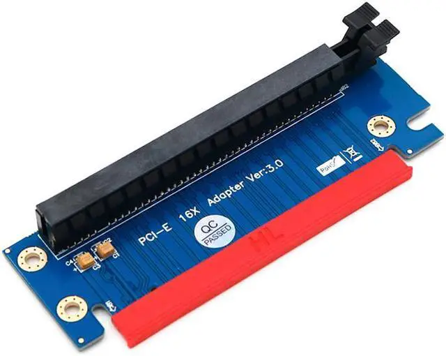 Alt view image 2 of 6 - Weastlinks PCI Express 16x Riser Card PCIE Riser Card PCI E PCI-E Riser Adapter PCI-E 16X to 16X Raiser Card