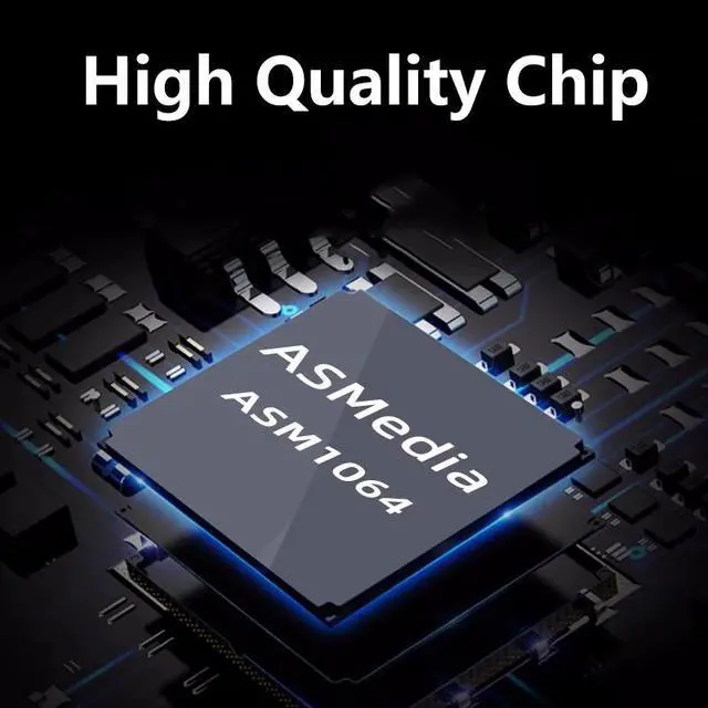 Alt view image 5 of 7 - Weastlinks NEW M.2 NVME to Mini SAS SFF-8087 Expansion Card Support 4 Port SATA3.0 6Gbps HDD SSD SATA Controller SFF8087 to M2 NVME Adapter