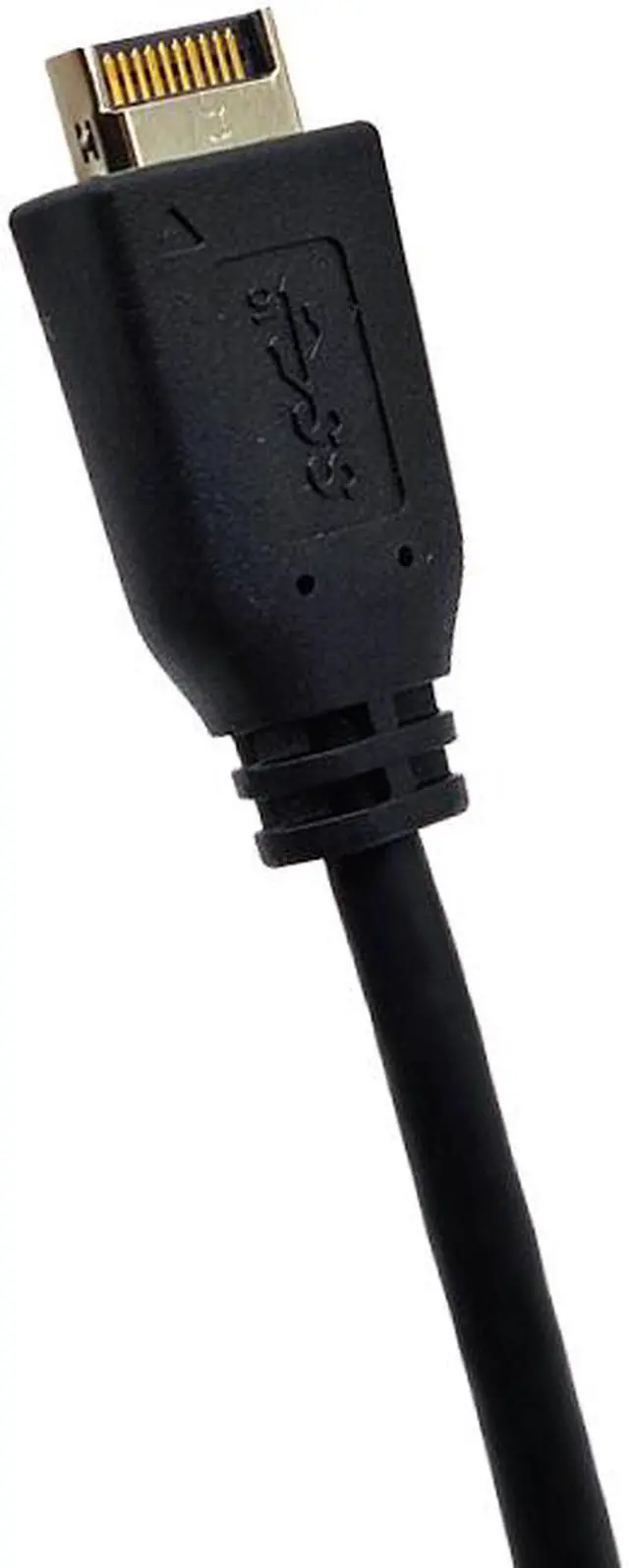 Alt view image 4 of 7 - Weastlinks USB 3.2 Gen2 Front Panel Screw Mount Extension Cable 10Gbps 20Pin TYPE-E to USB3.1 TYPE-A Female/Male Connector Extensor Adapter