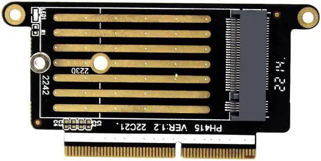 Alt view image 2 of 7 - Weastlinks A1708 SSD Adapter Card Reader M Key NVMe M2 SSD Adapter Card NGFF M.2 SSD Riser for A1708 2016 2017