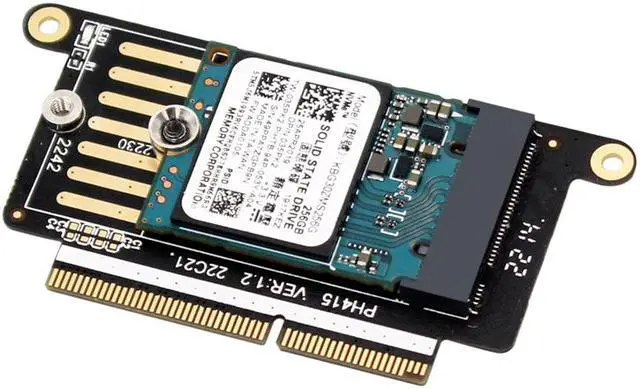 Alt view image 4 of 7 - Weastlinks A1708 SSD Adapter Card Reader M Key NVMe M2 SSD Adapter Card NGFF M.2 SSD Riser for A1708 2016 2017
