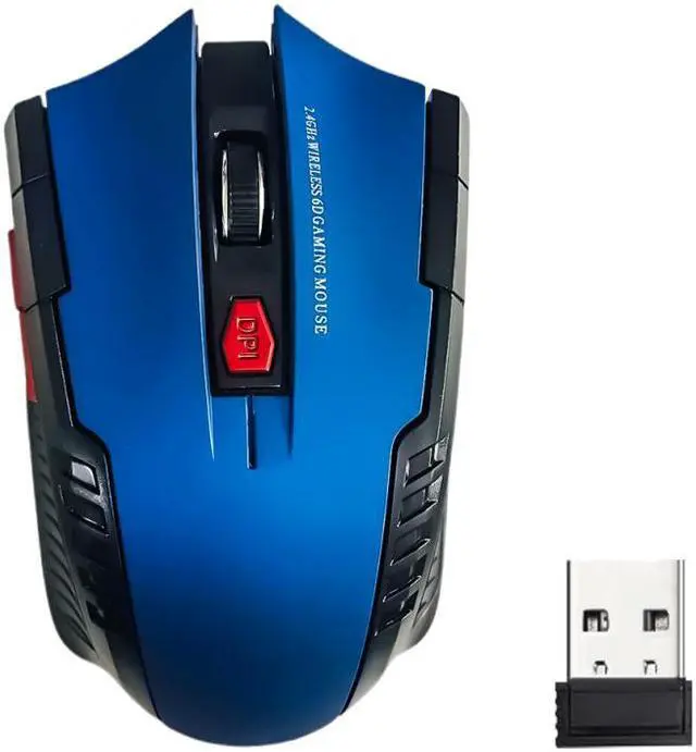 Alt view image 2 of 7 - Weastlinks 2.4G 6 Key Wireless Mouse Game Mouse 1600DPI USB Receiver Gaming Mouse Optical For Laptop Computer PC Gamer