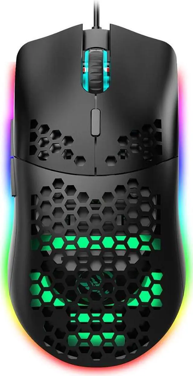 Main image of Weastlinks USB Wired Gaming Mouse RGB Gamer Mice 6400DPI Six Level Adjustable DPI Honeycomb Mouse for Notebook Laptop PC Mice