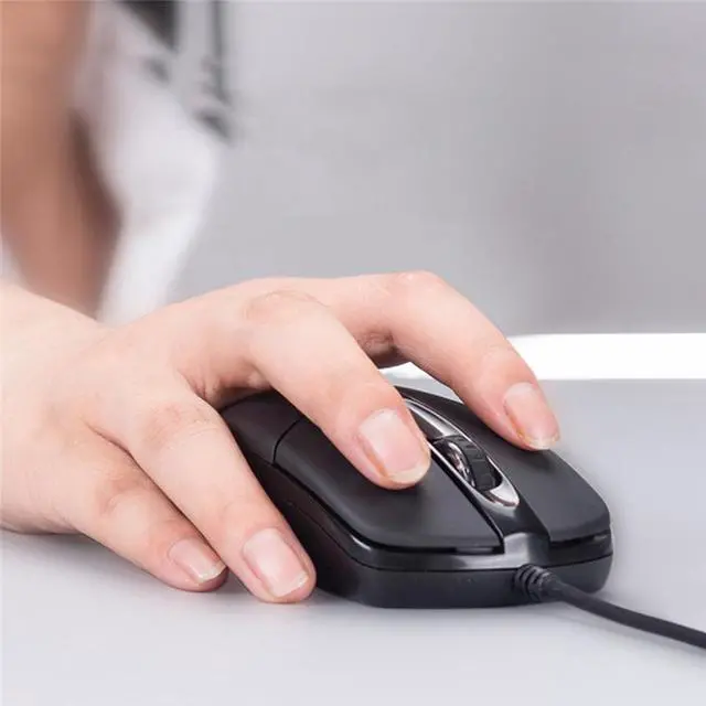 Alt view image 2 of 6 - Weastlinks USB Mouse Wired Gaming 1200 DPI Optical 3 Buttons Game Mice For PC Laptop Computer E-sports Game Office Wire Mous