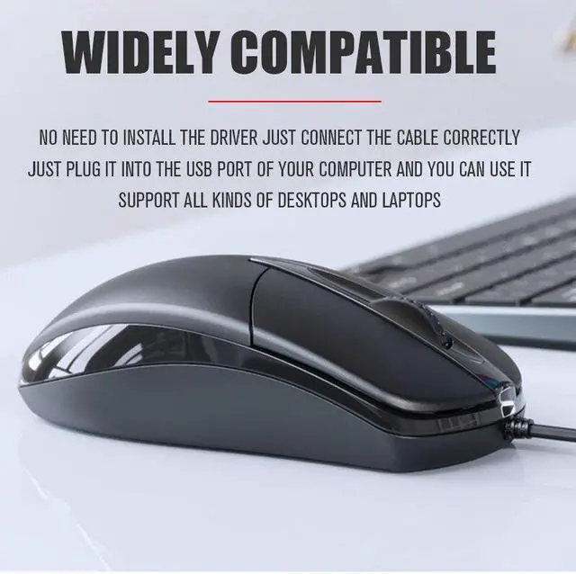 Alt view image 4 of 6 - Weastlinks USB Wired Computer Mouse Optical Mouse Gamer PC Laptop Notebook Computer Mouse Mice