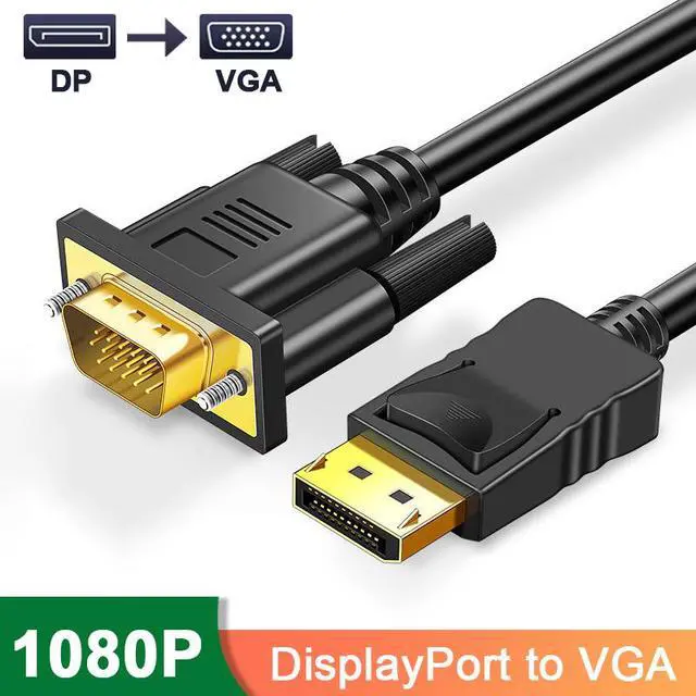 Main image of Weastlinks DisplayPort DP to VGA Cable Adapter HD 1080P For Laptop Computer PC HDTV Projector Monitor Display Port to VGA Converter Cable