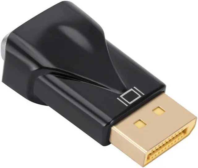 Alt view image 7 of 7 - Weastlinks 1080P DP to VGA Converter Adapter DisplayPort Display Port Male to VGA Female Converter for PC Projector DVD TV Laptop Monitor