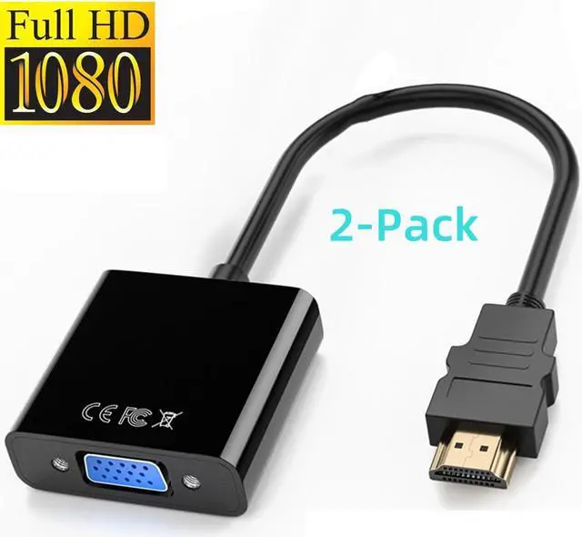 Main image of Weastlinks HD 1080P HDMI-compatible to VGA Adapter Digital Analog HDMI-compatible Male To Famale VGA Cable Converter For PC Laptop Tablet