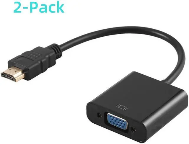 Alt view image 2 of 7 - Weastlinks HD 1080P HDMI-compatible to VGA Adapter Digital Analog HDMI-compatible Male To Famale VGA Cable Converter For PC Laptop Tablet