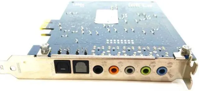 Alt view image 4 of 6 - Weastlinks Original High Quality Creative Sound Blaster X-Fi SB1040 PCI-E Sound Cards Music Movie Games Desktop Computer Sound Card