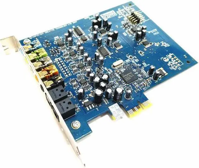 Alt view image 6 of 6 - Weastlinks Original High Quality Creative Sound Blaster X-Fi SB1040 PCI-E Sound Cards Music Movie Games Desktop Computer Sound Card