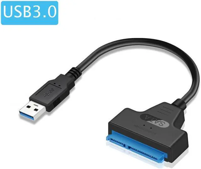 Alt view image 7 of 7 - Weastlinks SATA to USB 3.0 / 2.0 Cable Up to 6 Gbps for 2.5 Inch External HDD SSD Hard Drive SATA 3 22 Pin Adapter USB 3.0 to Sata III Cord