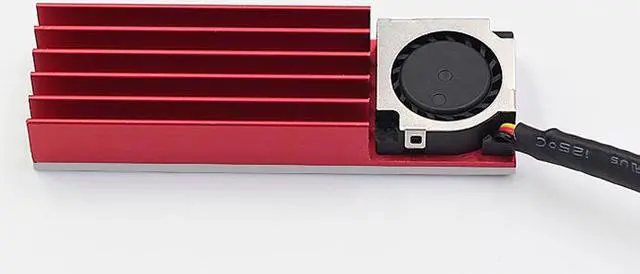 Alt view image 6 of 6 - Weastlinks Fans & Cooling Fan NVME NGFF M.2 Heatsink 2280 SSD Metal Sheet Thermal Conductivity Silicon Wafer Cooling Fan Heatsink