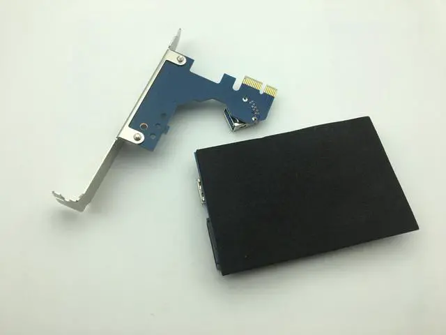 Alt view image 6 of 7 - Weastlinks PCI-e Express 1X to 3 Port 1X Switch Multiplier HUB Riser Card + USB 3.0 Cable