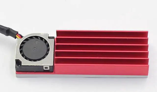 Alt view image 3 of 6 - Weastlinks Fans & Cooling Fan NVME NGFF M.2 Heatsink 2280 SSD Metal Sheet Thermal Conductivity Silicon Wafer Cooling Fan Heatsink