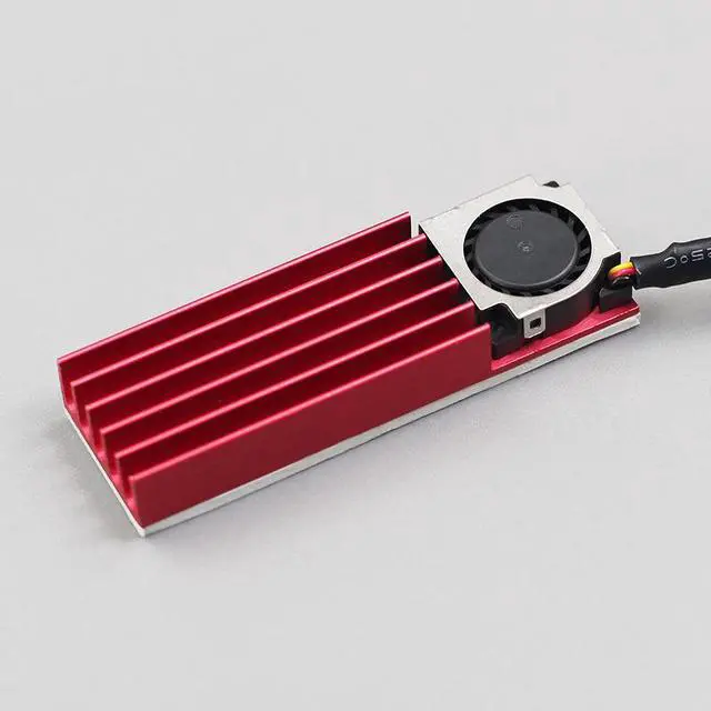 Alt view image 4 of 6 - Weastlinks Fans & Cooling Fan NVME NGFF M.2 Heatsink 2280 SSD Metal Sheet Thermal Conductivity Silicon Wafer Cooling Fan Heatsink