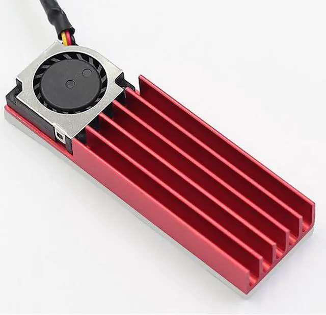 Alt view image 5 of 6 - Weastlinks Fans & Cooling Fan NVME NGFF M.2 Heatsink 2280 SSD Metal Sheet Thermal Conductivity Silicon Wafer Cooling Fan Heatsink