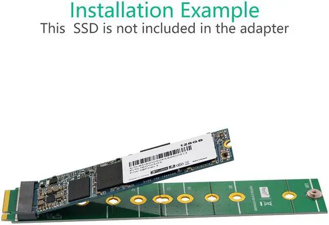 Alt view image 3 of 7 - Weastlinks M.2 NGFF B Key SSD Adapter Converter Riser Board Key-B to Key-B Convert Card Expansion Slot for 2230 2242 2260 2280 M.2 SATA SSD