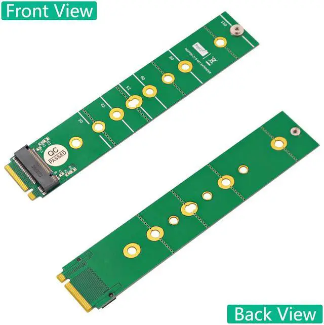 Alt view image 4 of 7 - Weastlinks M.2 NGFF B Key SSD Adapter Converter Riser Board Key-B to Key-B Convert Card Expansion Slot for 2230 2242 2260 2280 M.2 SATA SSD