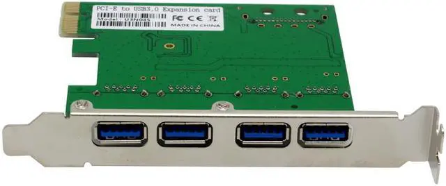 Alt view image 3 of 6 - Weastlinks 4 Port USB 3.0 PCI Express Card PCIe USB 3.0 Host Controller 4x USB3.0 Controler NED720201 5Gb for Desktop PC Computer