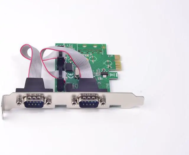 Alt view image 3 of 6 - Weastlinks PCI-Express to 2 Ports RS232 Serial Card RS-232 DB9 COM Adapter WCH 382L Chipset