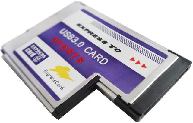 Alt view image 3 of 6 - Weastlinks 3Port Hidden Inside USB3.0 to Expresscard Express Card 54 54mm Expresscard Laptop Adapter Converter Chipset FL1100