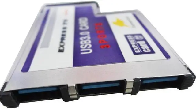 Alt view image 2 of 6 - Weastlinks 3Port Hidden Inside USB3.0 to Expresscard Express Card 54 54mm Expresscard Laptop Adapter Converter Chipset FL1100