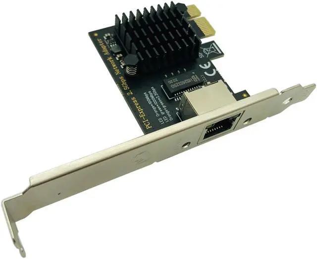 Alt view image 3 of 7 - Weastlinks PCI Express Network Card RTL8125GB Gigabit Ethernet PCIE Network card 2.5Gbps LAN Adapter 1Port RJ45 Network Card for Desktop PC