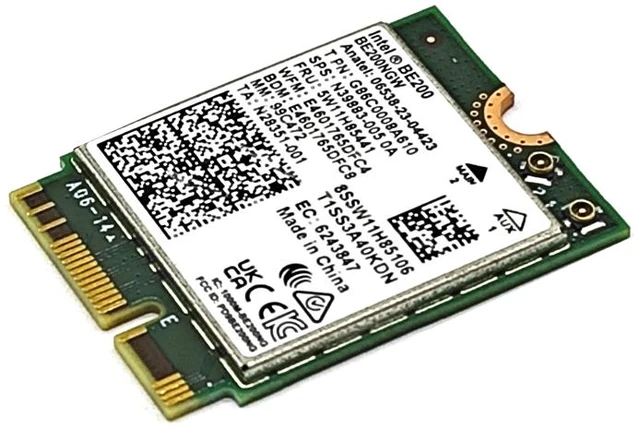 Alt view image 5 of 6 - Weastlinks BE200 WIFI7 Wi-Fi 7 for Intel BE200 Bluetooth 5.4 M.2 Wifi Card BE200NGW 2.4/5/6GHz 5.8Gbps For Windows11 PC Laptop Computer