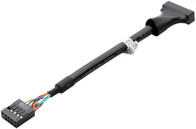 Alt view image 7 of 7 - Weastlinks 2Pcs Motherboard USB 3.0 to 2.0 Adapter Header Cable Converter Mainboard USB3.0 20 pin to 9pin USB 2.0 9 pin to 20 pin Header Bridge