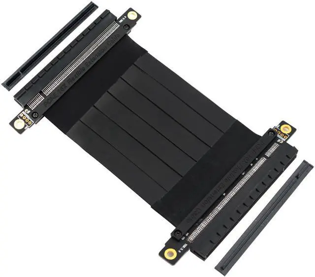 Alt view image 4 of 5 - Weastlinks Computer Cables Riser PCI-E 16X PCI Express Extension Cable PCIE 16X Female to 16X Female Slots Extender Flexible Cable