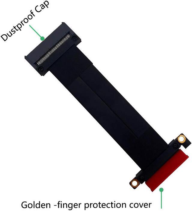 Alt view image 4 of 7 - Weastlinks Riser Cable SFF-8639 U.2 to PCI-E 3.0 4X Flexible Cable Riser Card Ribbon Extender Cable Extension Port Adapter for U.2 NVME SSD