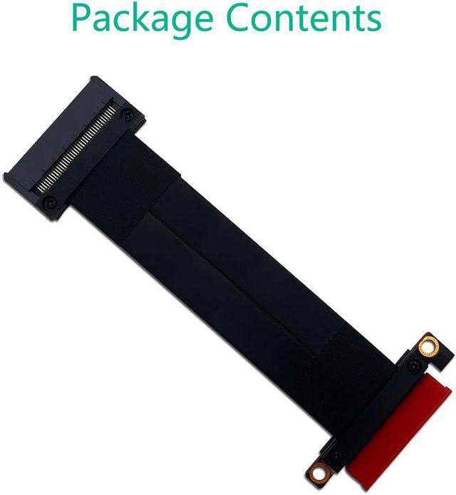 Alt view image 7 of 7 - Weastlinks Riser Cable SFF-8639 U.2 to PCI-E 3.0 4X Flexible Cable Riser Card Ribbon Extender Cable Extension Port Adapter for U.2 NVME SSD