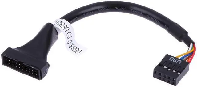 Alt view image 6 of 7 - Weastlinks 2Pcs Motherboard USB 3.0 to 2.0 Adapter Header Cable Converter Mainboard USB3.0 20 pin to 9pin USB 2.0 9 pin to 20 pin Header Bridge