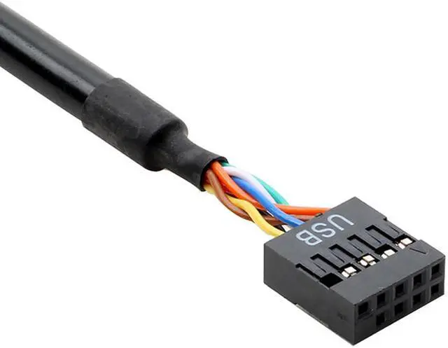 Alt view image 5 of 7 - Weastlinks 2Pcs Motherboard USB 3.0 to 2.0 Adapter Header Cable Converter Mainboard USB3.0 20 pin to 9pin USB 2.0 9 pin to 20 pin Header Bridge