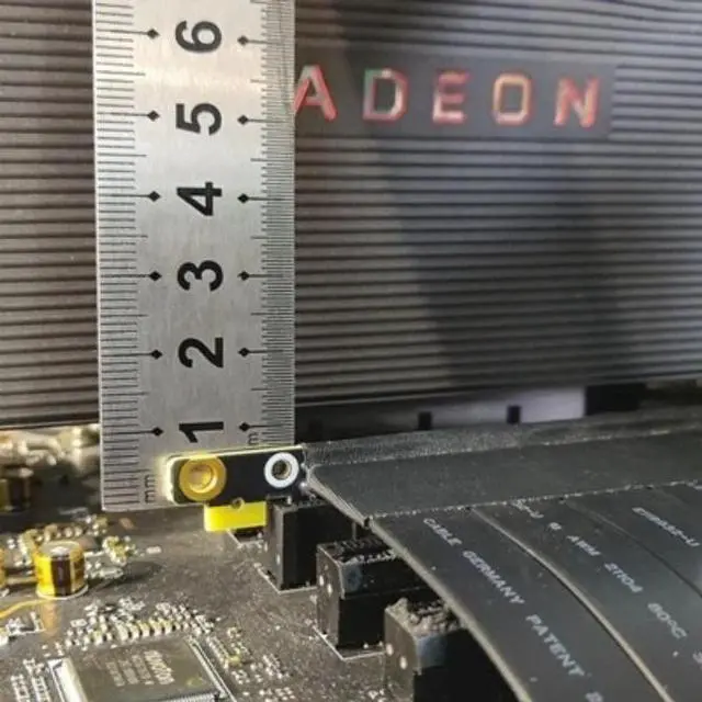 Alt view image 5 of 7 - Weastlinks PCI Express 3.0 Double 90 Degree Right Angle PCIe 3.0 x16 x16 Extension Cable 16x Riser Ribbon Extender For Graphics Vertical