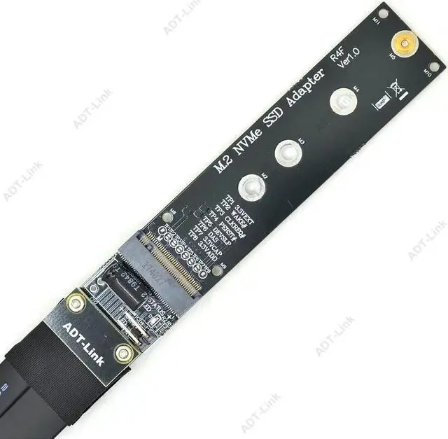 Alt view image 3 of 7 - Weastlinks M.2 WiFi A.E key To M.2 NVMe SSD Extension Cable extender Adapter PCIe3.0 x1 full speed