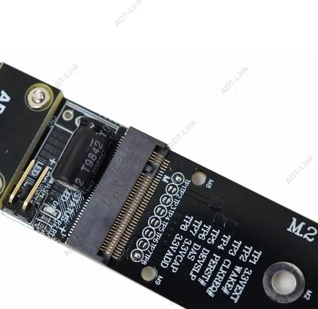 Alt view image 4 of 7 - Weastlinks M.2 WiFi A.E key To M.2 NVMe SSD Extension Cable extender Adapter PCIe3.0 x1 full speed