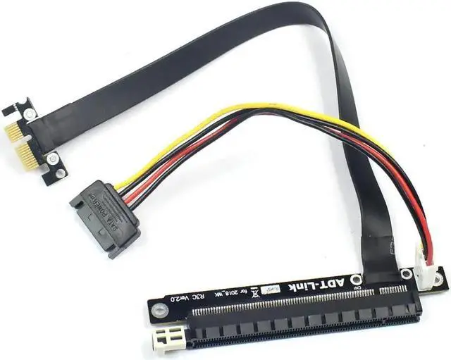 Alt view image 3 of 6 - Weastlinks pcie pci express 1x 16x gen 3.0 PCIe x1 x16 extender adapter jumper for BTC mining GPU PCIe extension