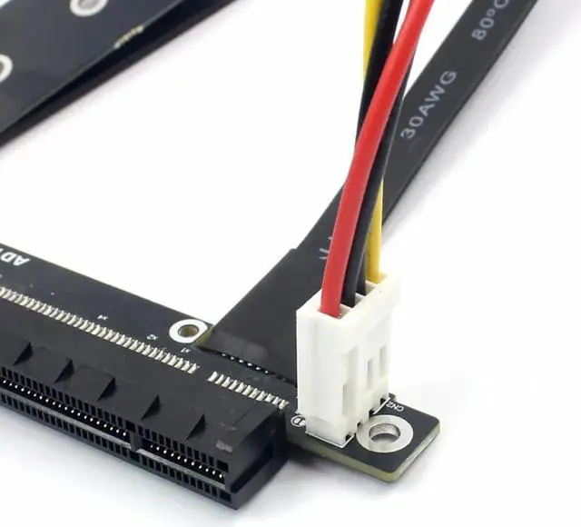 Alt view image 5 of 6 - Weastlinks pcie pci express 1x 16x gen 3.0 PCIe x1 x16 extender adapter jumper for BTC mining GPU PCIe extension